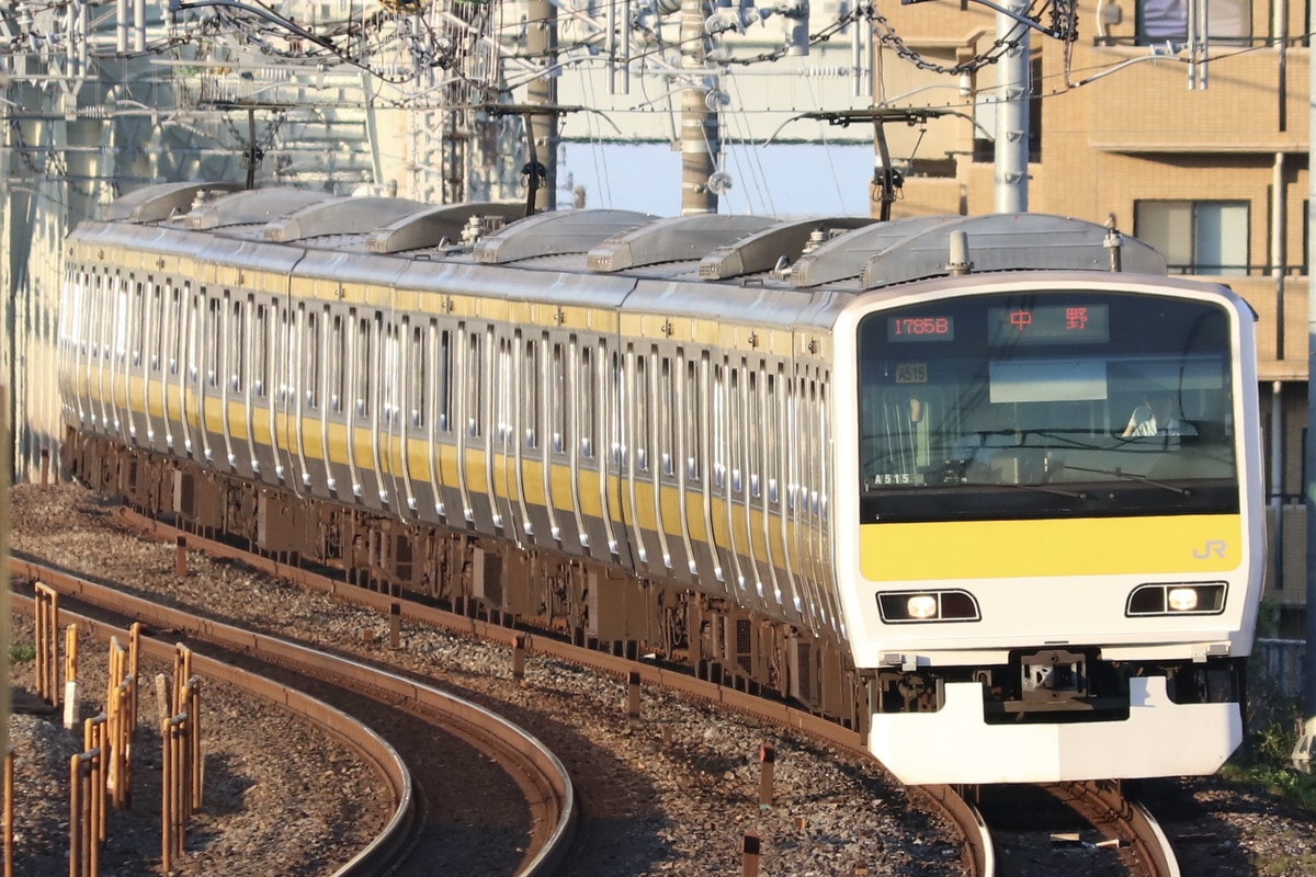 JR東日本 三鷹車両センター E231系 A515編成