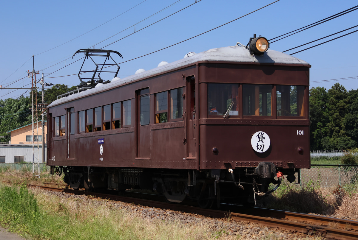 上毛電気鉄道 大胡車庫 デハ100型 デハ101