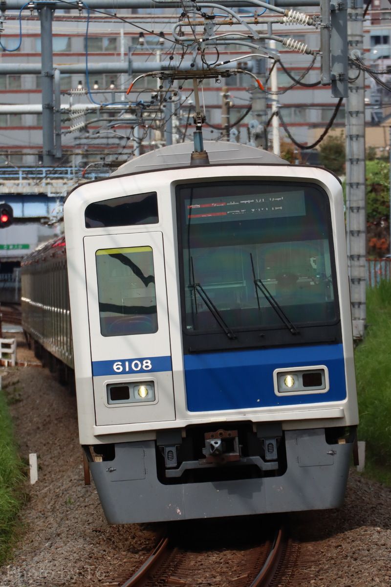 西武鉄道 玉川上水車両管理所 6000系 6108f
