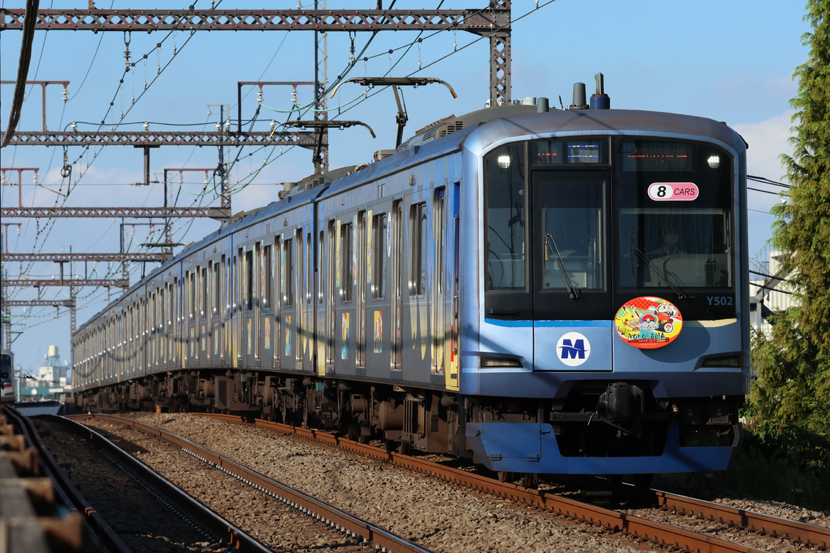 横浜高速鉄道 元住吉検車区 Y500系 Y512F