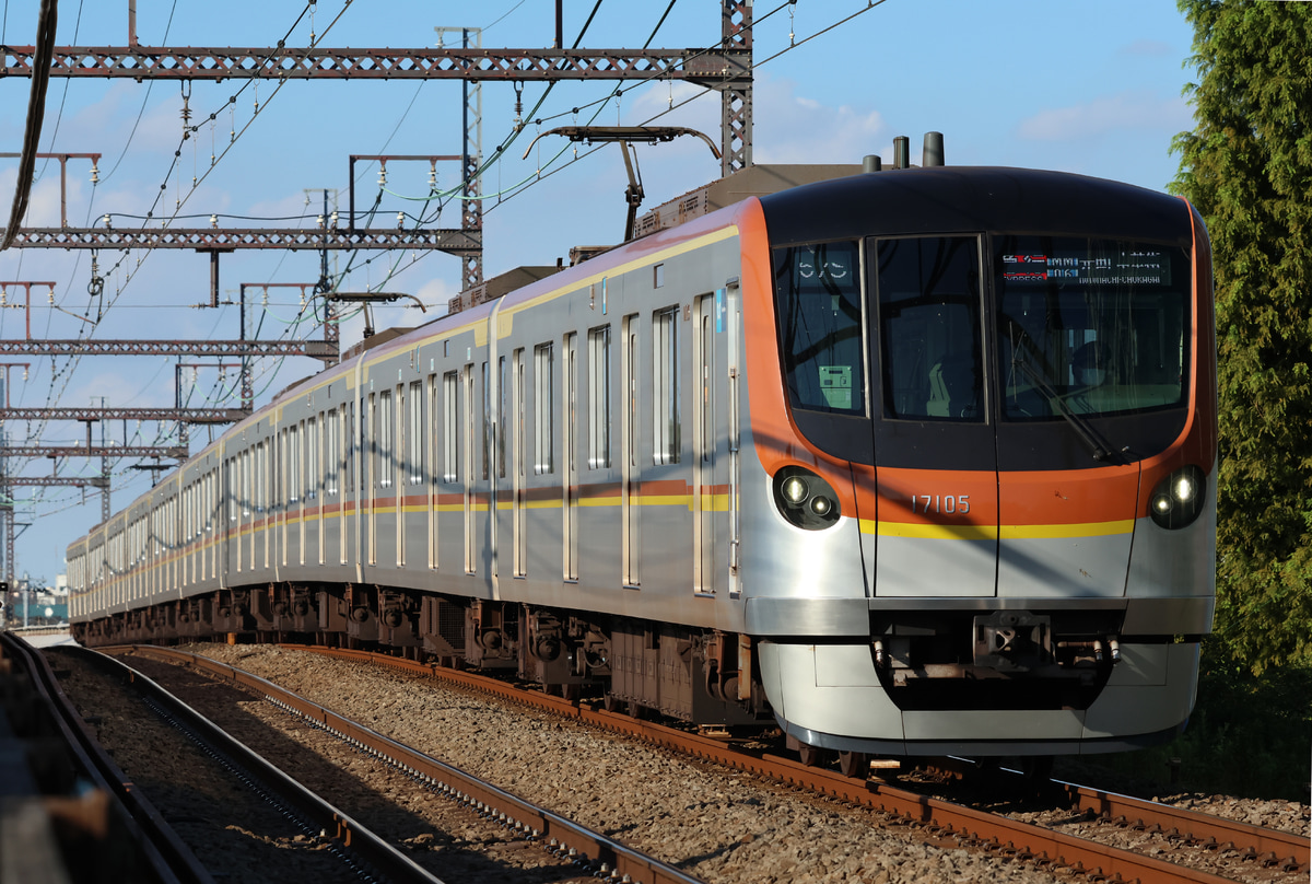 東京メトロ 和光検車区 17000系 17105F