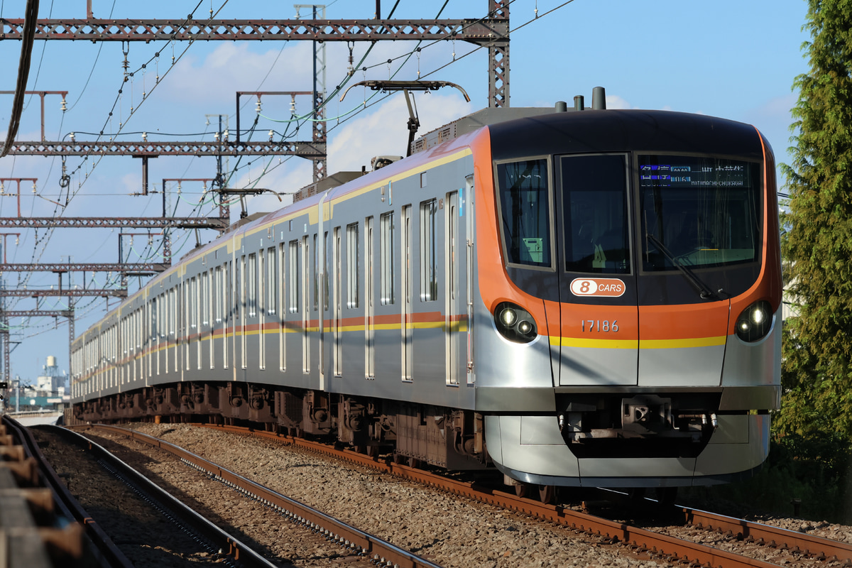 東京メトロ 和光検車区 17000系 17186F