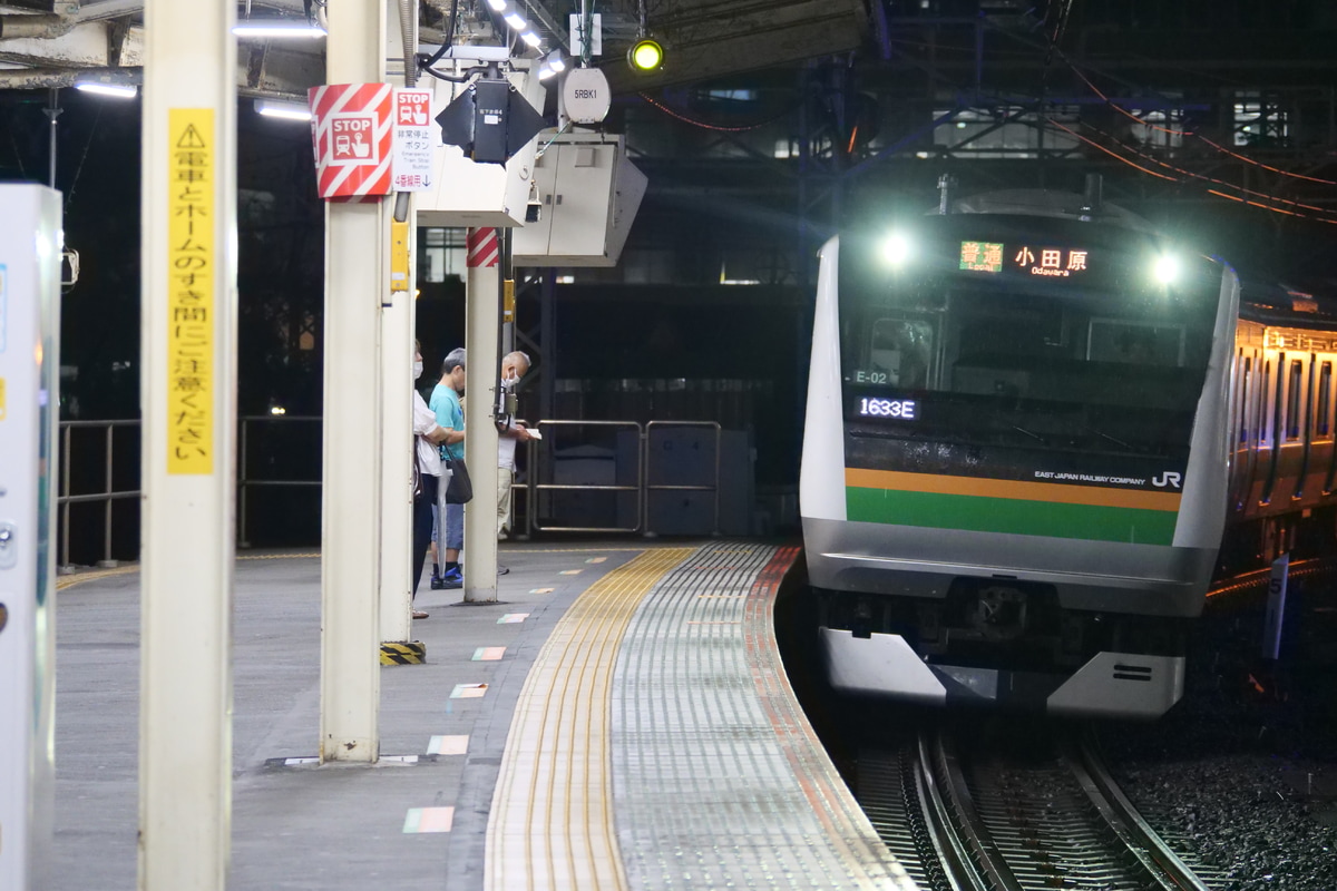 JR東日本 国府津車両センター E233系 E-02編成