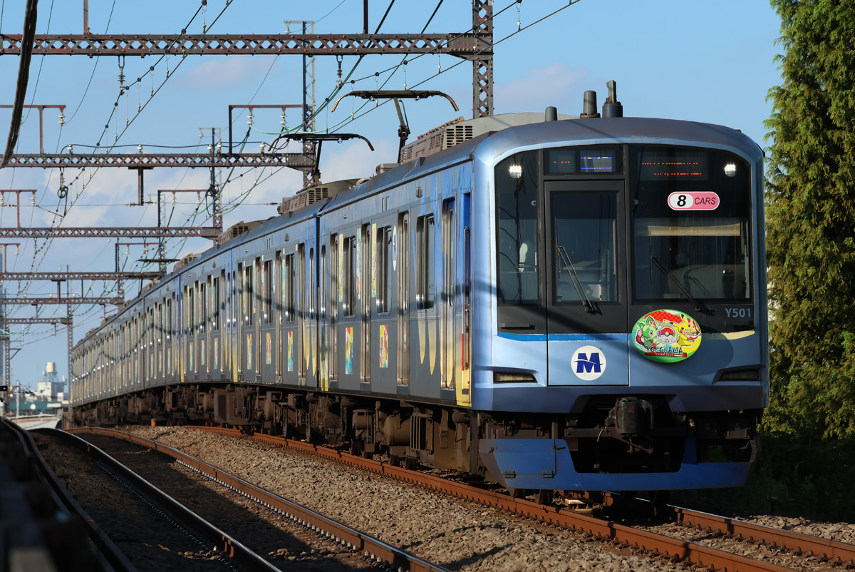 横浜高速鉄道 元住吉検車区 Y500系 Y511F