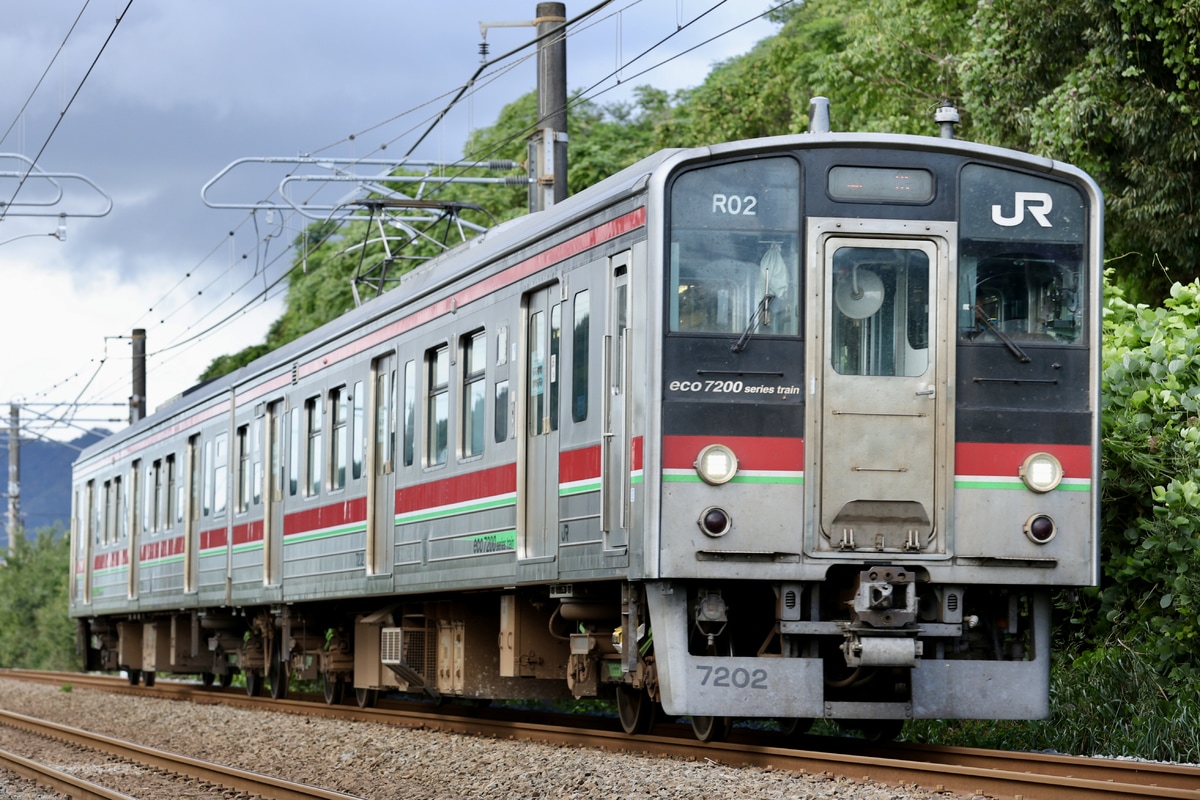 JR四国 高松運転所 7200系 R07編成