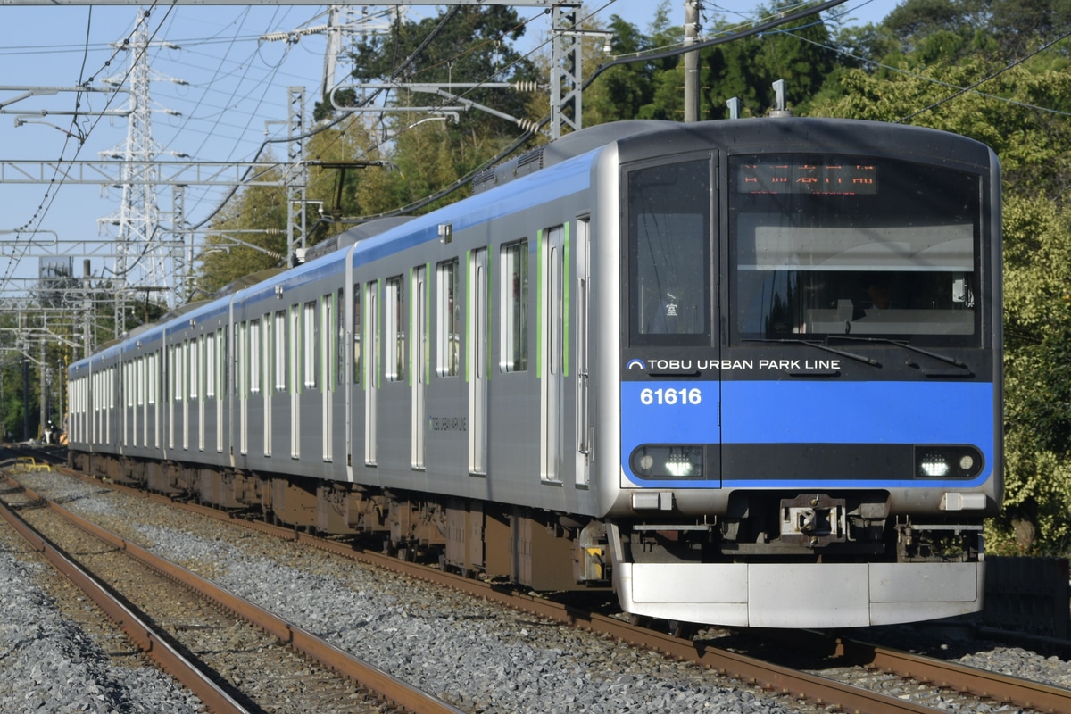 東武鉄道 南栗橋車両管区七光台支所 60000系 61616F