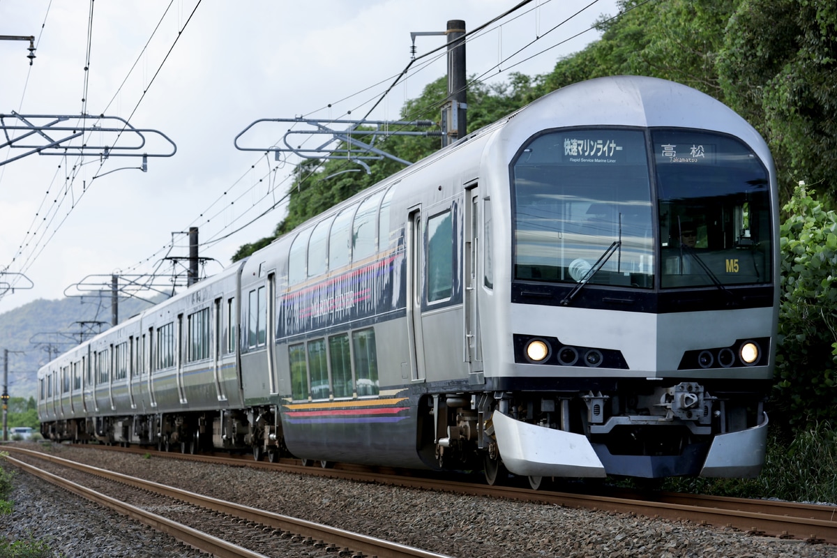 JR四国 高松運転所 5000系 M5編成