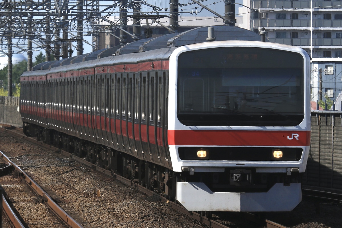JR東日本 京葉車両センター 209系 ケヨ34編成