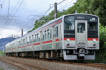 JR四国7200系R13編成を端岡～鬼無間で撮影した画像