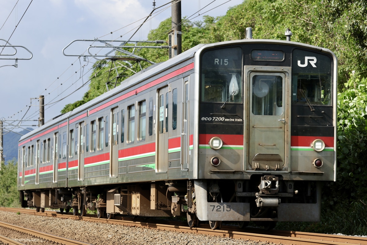 JR四国 高松運転所 7200系 R15編成