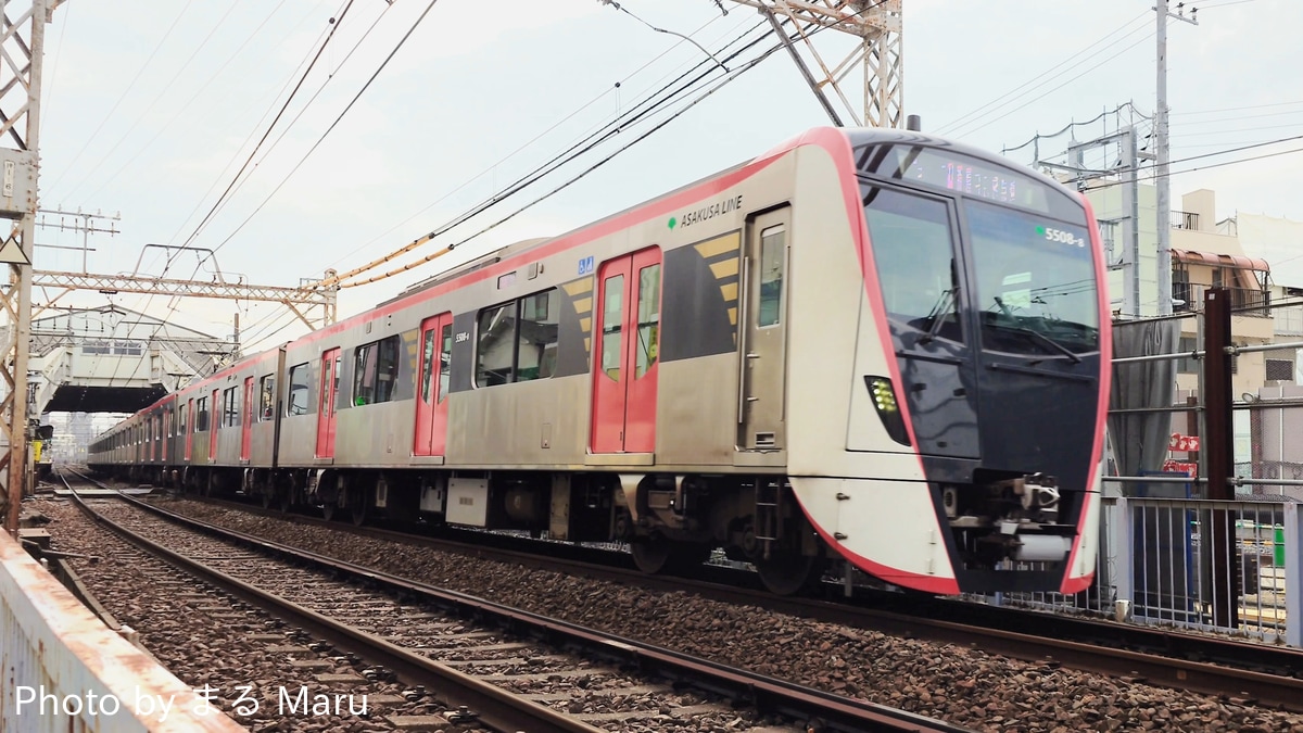 東京都交通局 馬込車両検修場 5500形 5508編成