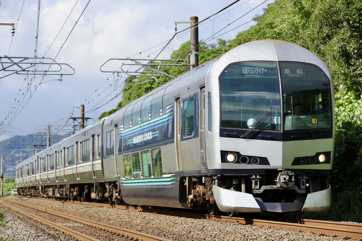 JR四国 高松運転所 5000系 M3編成