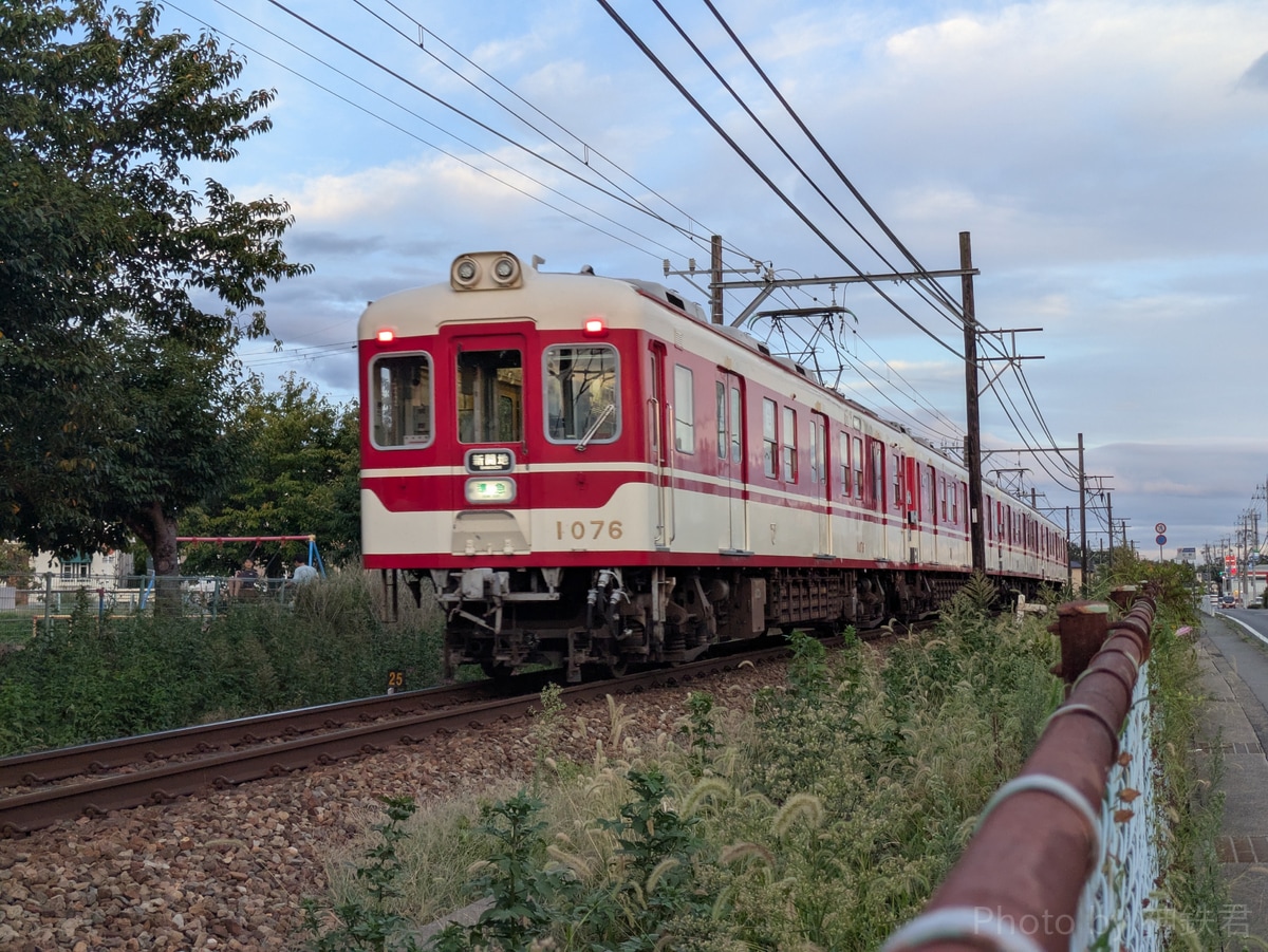 神戸電鉄 鈴蘭台車庫 1070系 1076F