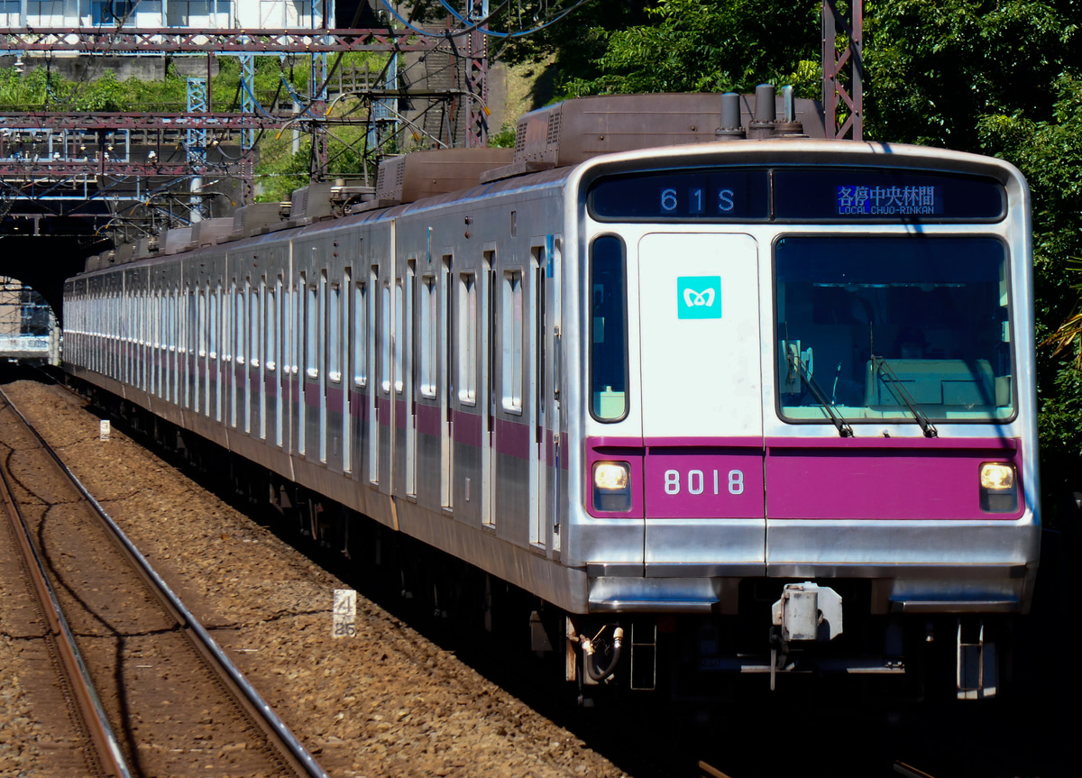 東京メトロ 鷺沼検車区 8000系 8118F