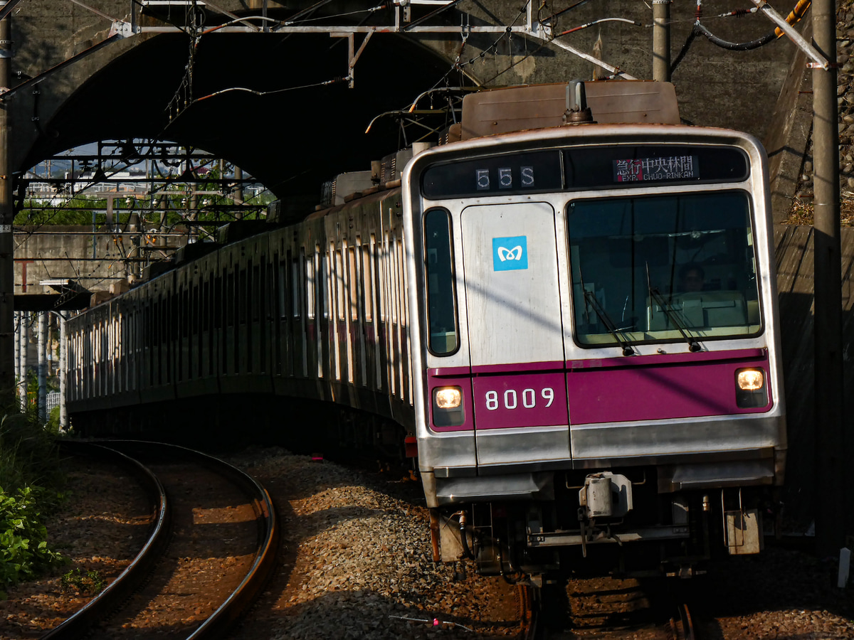 東京メトロ 鷺沼検車区 8000系 8109F