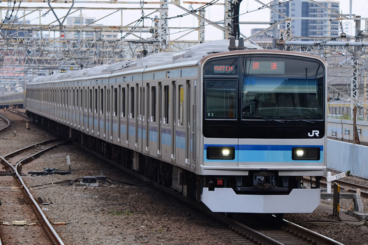 JR東日本 三鷹車両センター E231系 ミツK3編成