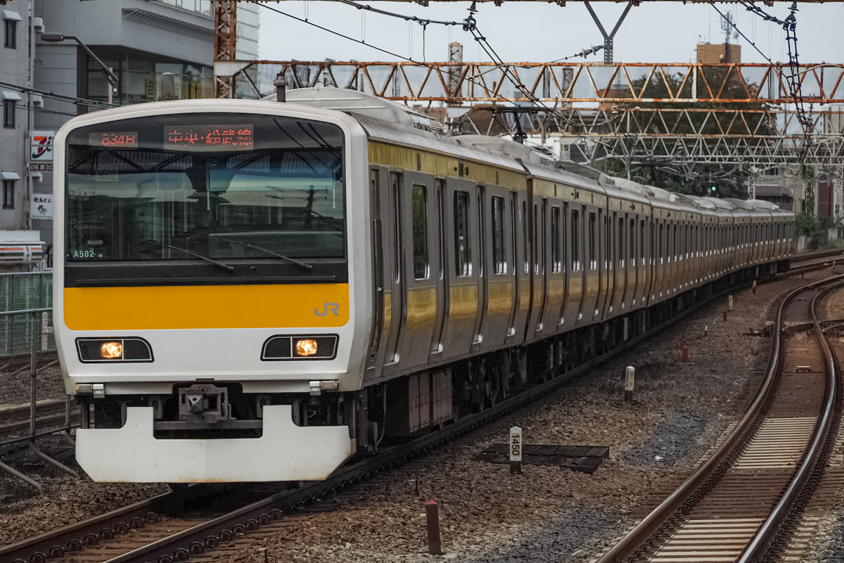 JR東日本 三鷹車両センター E231系500番台 A502編成