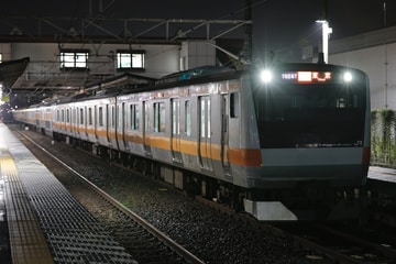 JR東日本E233系トタT32編成を中神駅で撮影した画像