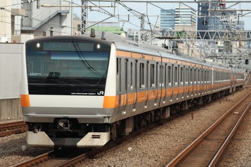 JR東日本E233系トタH43編成を阿佐ケ谷駅で撮影した画像