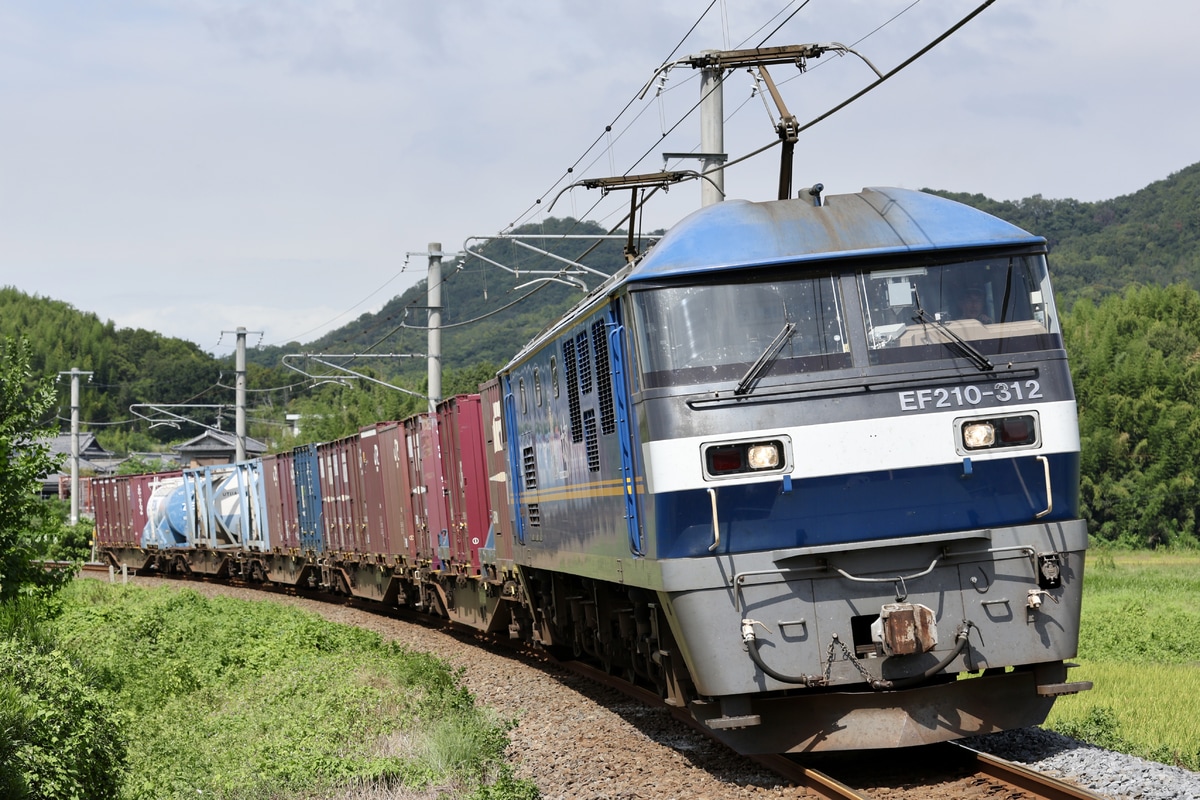 JR貨物 岡山機関区 EF210 312