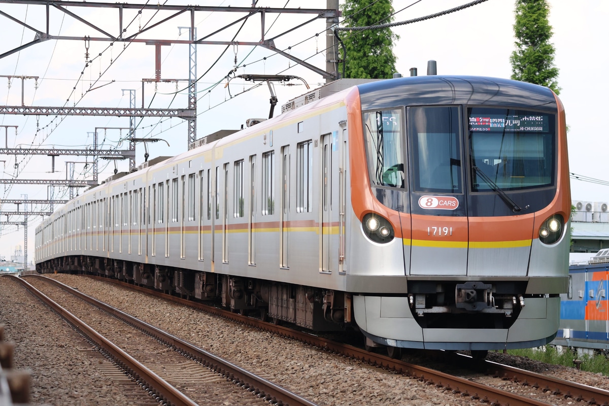 東京メトロ 和光検車区 17000系 17191F