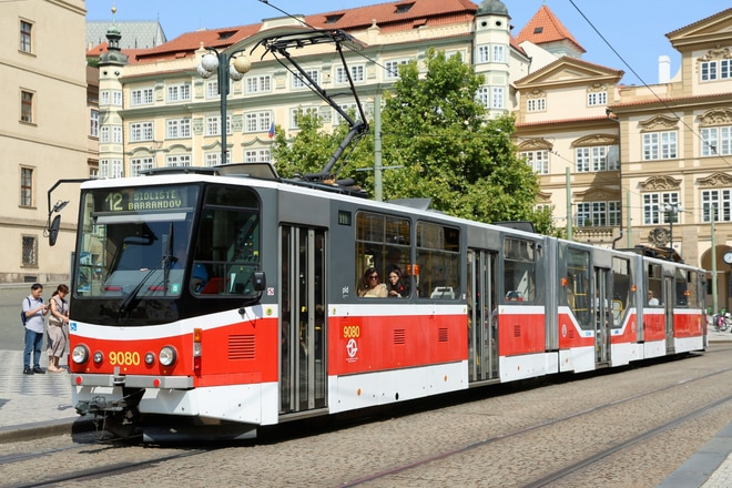 Prague tramway route 12