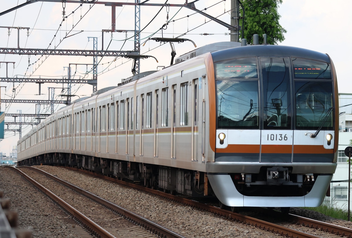 東京メトロ 和光検車区 10000系 10136F