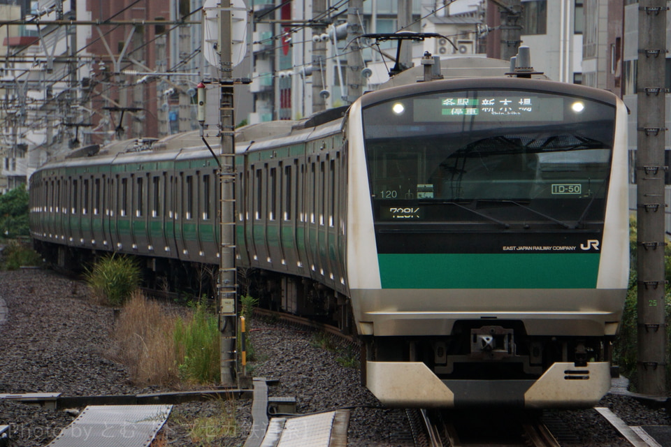 JR東E233系ハエ120編成<br class="br-sp" />(川120編成)(カワ120編成)の写真