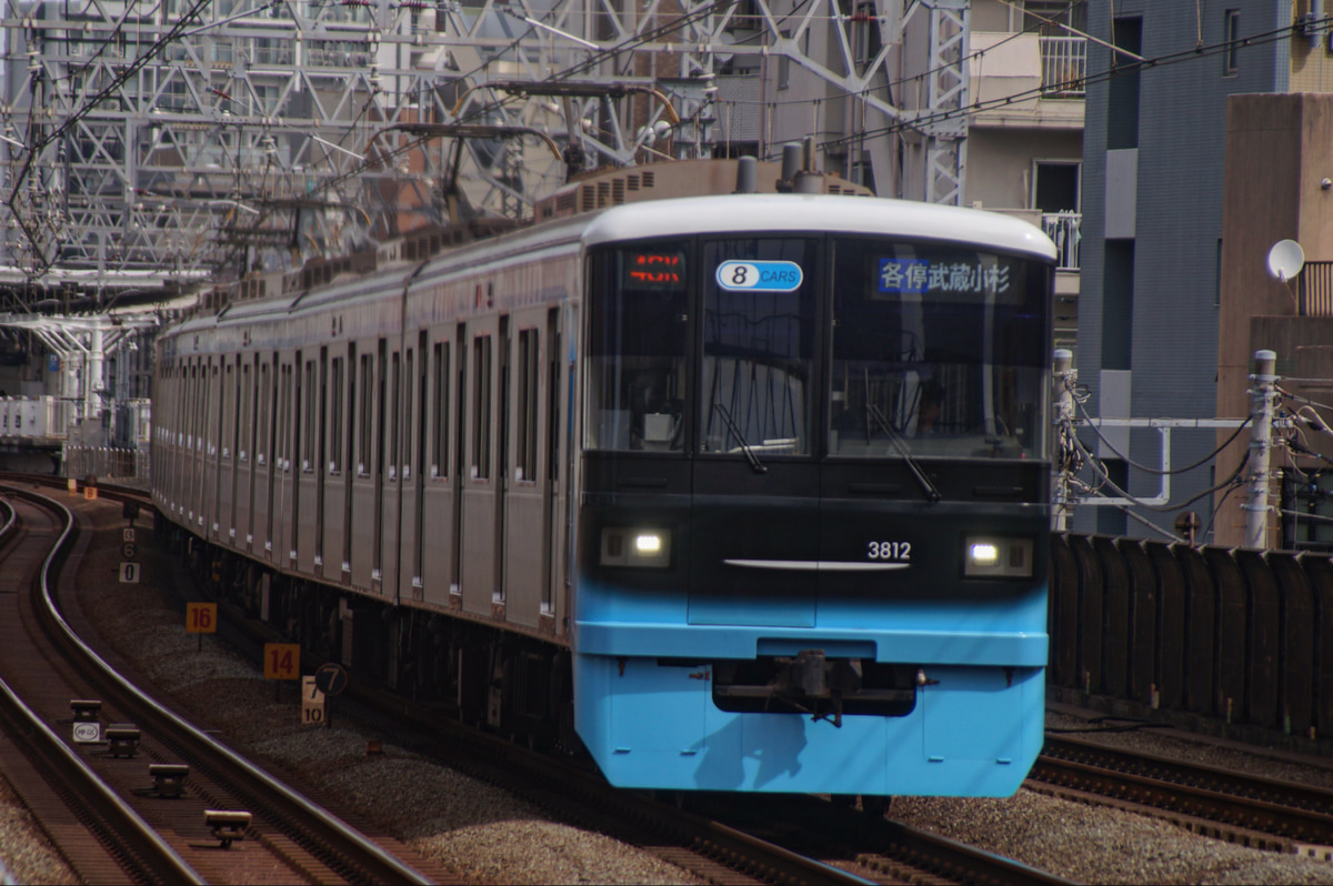 東急電鉄 元住吉検車区 3000系 3112f