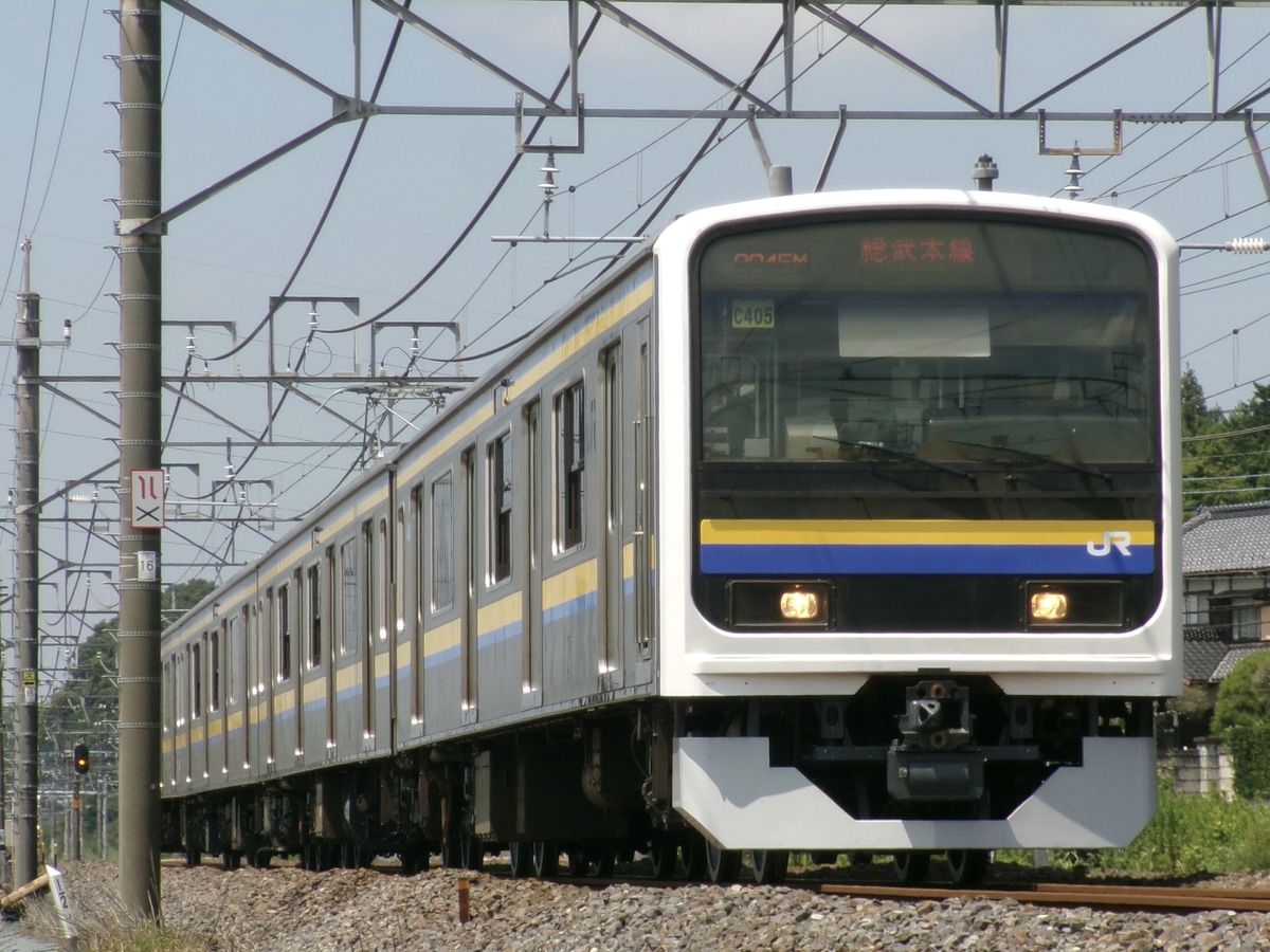 JR東日本 幕張車両センター 209系 マリC406編成