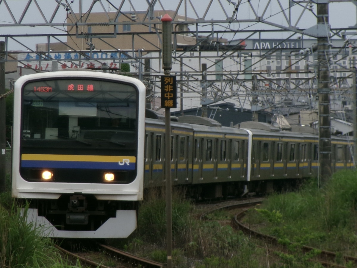 JR東日本 幕張車両センター 209系 マリC437編成