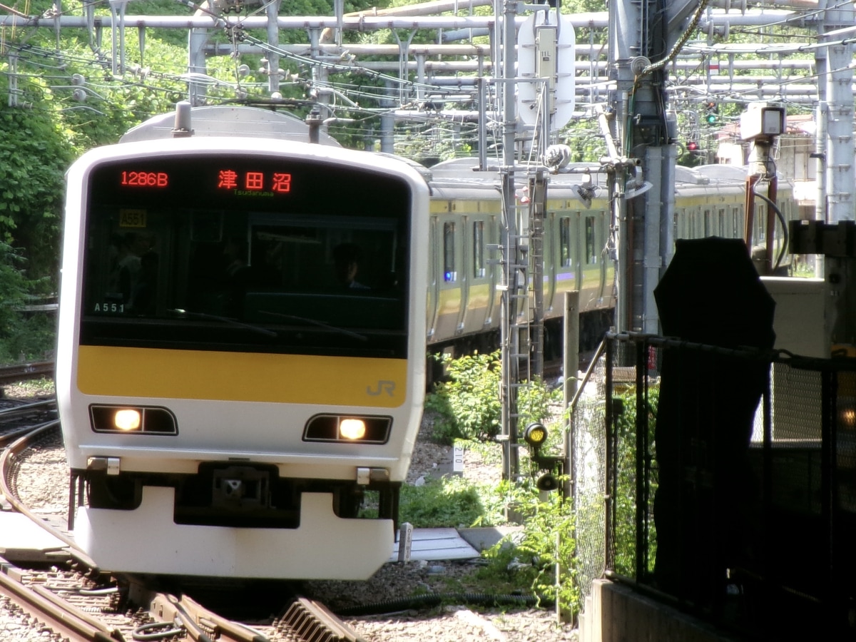 JR東日本 三鷹車両センター E231系 ミツA551編成