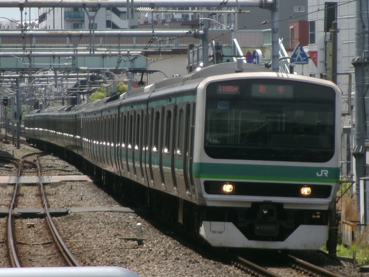 JR東日本 松戸車両センター本区 E231系 マト136編成
