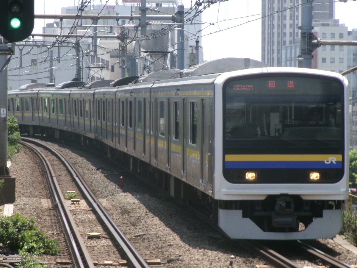 JR東日本 幕張車両センター 209系 マリC606編成