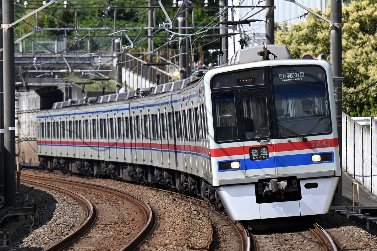 京成電鉄 宗吾車両基地 3400形 3448編成