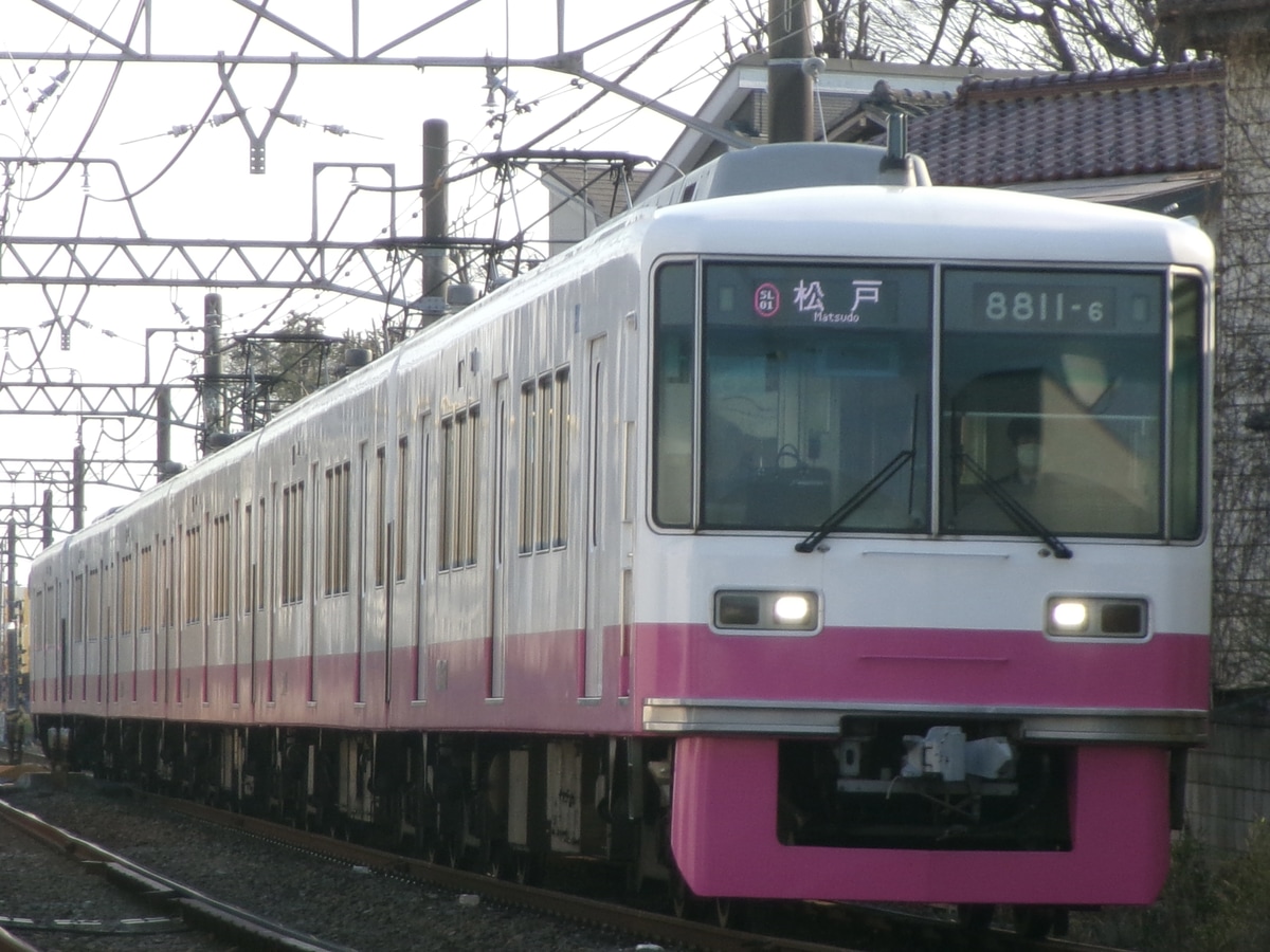 新京成電鉄 くぬぎ山車両基地 8800形 8811F