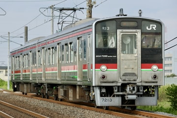 JR四国7200系R13編成を多度津～讃岐塩屋間で撮影した画像