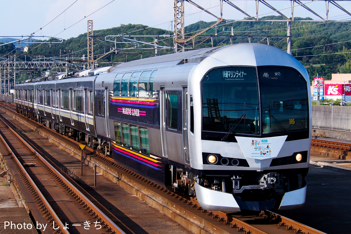 JR四国 高松運転所 5000系 M5編成