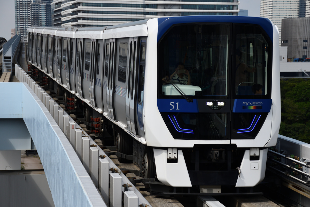 ゆりかもめ ゆりかもめ車両基地 7500系 7511F