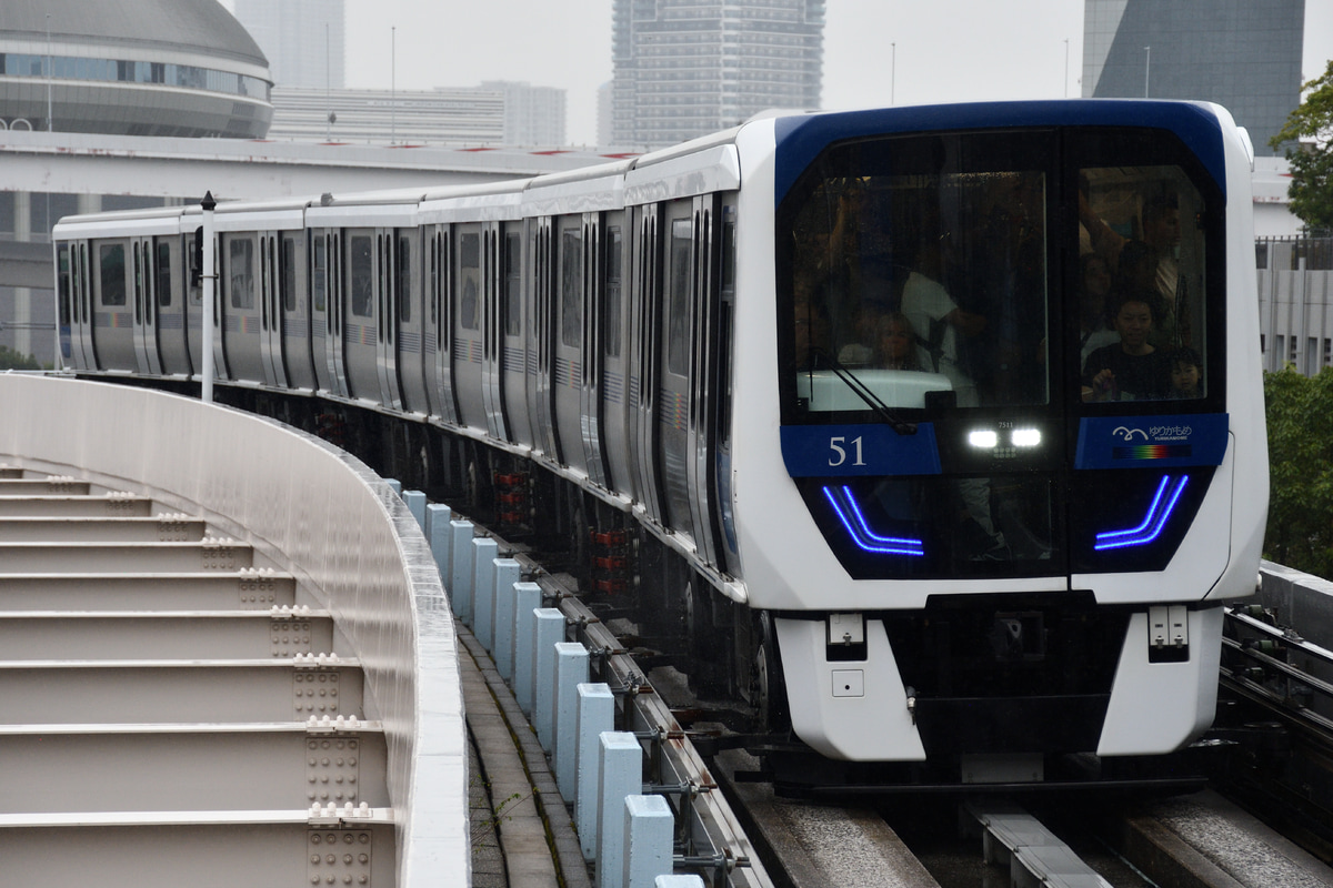 ゆりかもめ ゆりかもめ車両基地 7500系 7511F