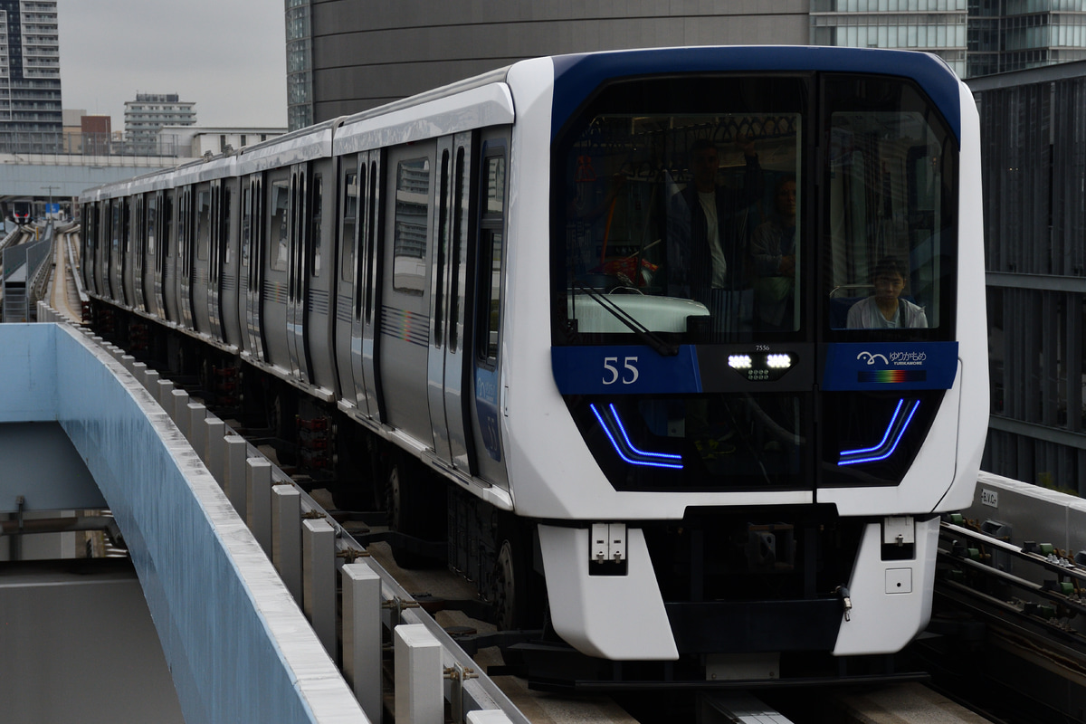 ゆりかもめ ゆりかもめ車両基地 7500系 7551F