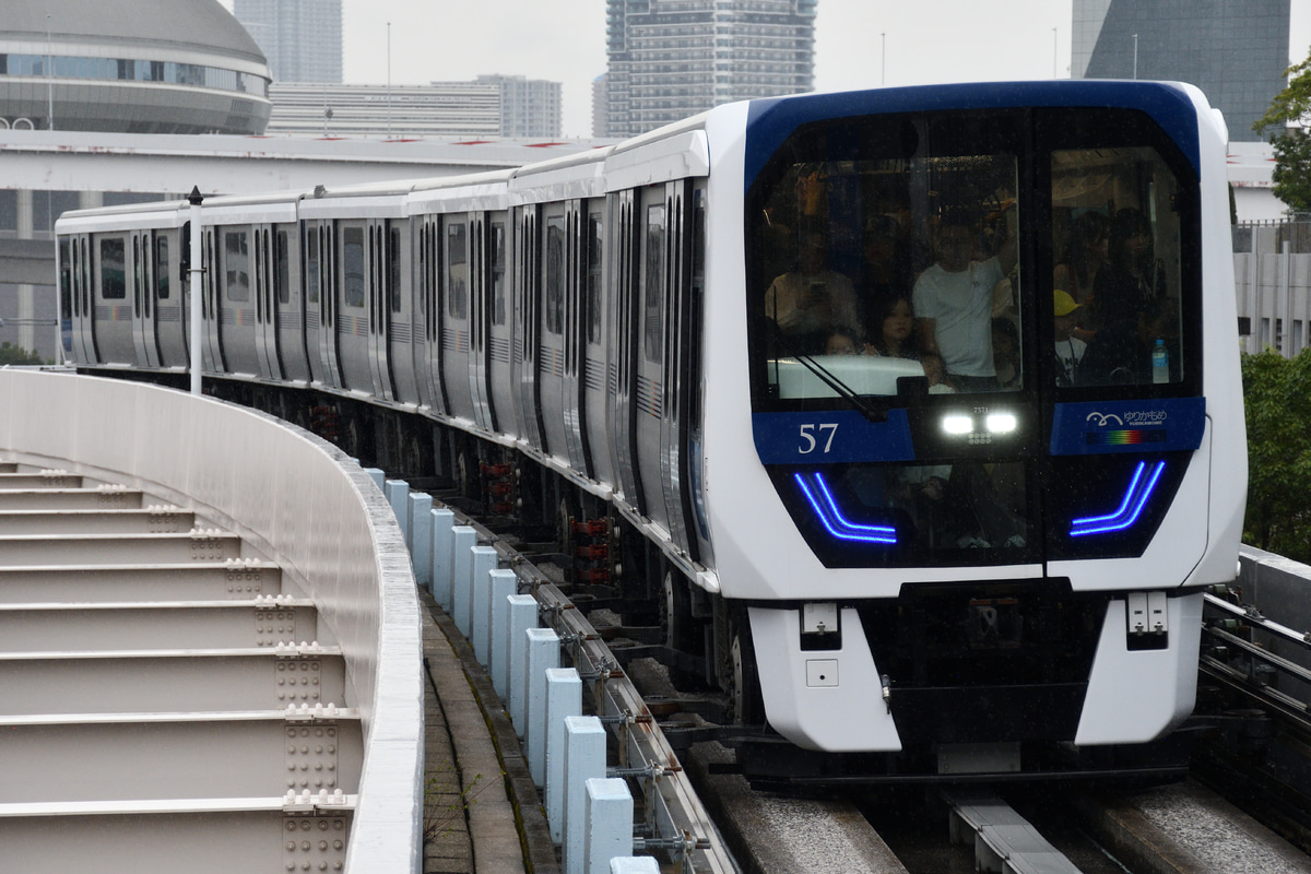 ゆりかもめ ゆりかもめ車両基地 7500系 7571F