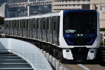 ゆりかもめ7500系7541Fを東京国際クルーズターミナル駅で撮影した画像