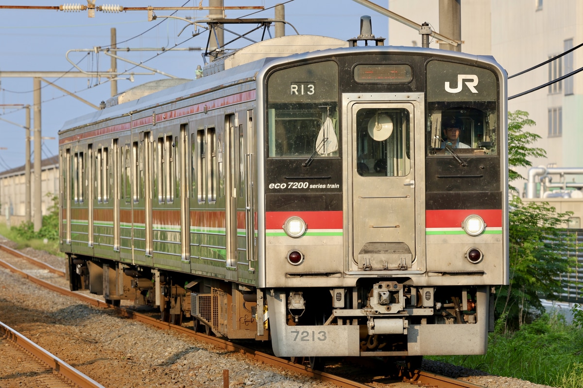 JR四国 高松運転所 7200系 R13編成