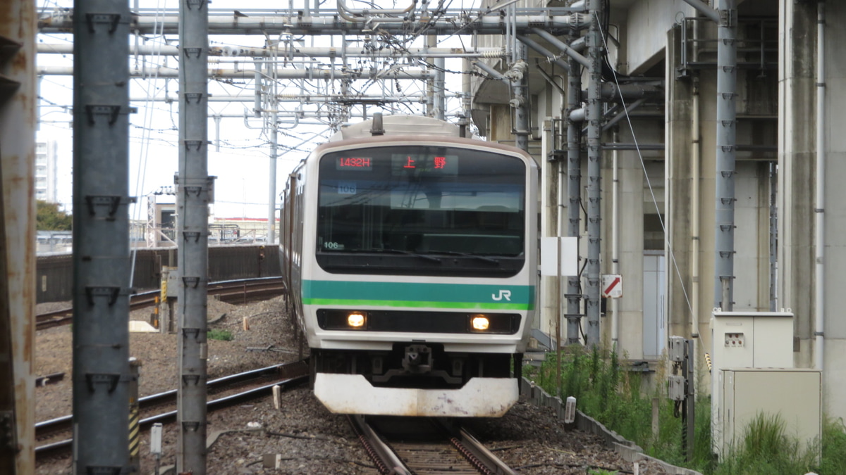 JR東日本 松戸車両センター本区 E231系 マト106編成