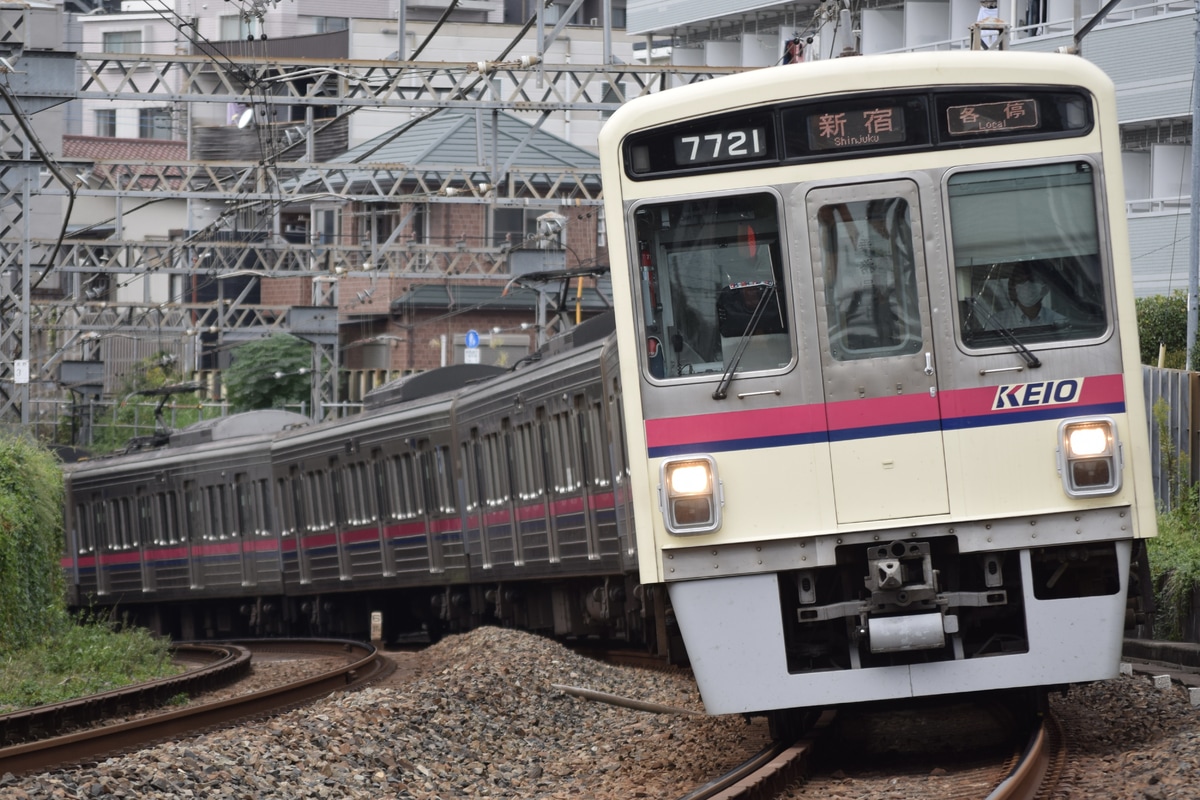 京王電鉄 若葉台検車区 7000系 7721F