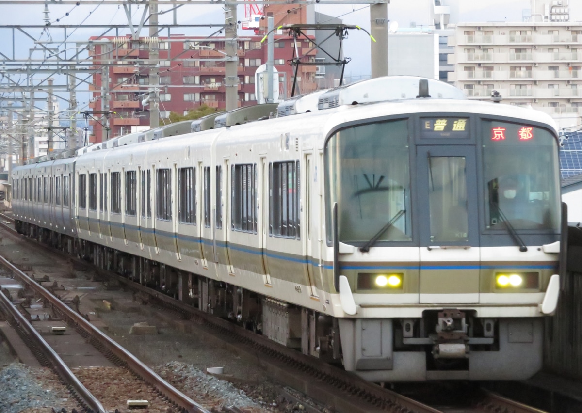 JR西日本 吹田総合車両所京都支所 221系 キトK18編成