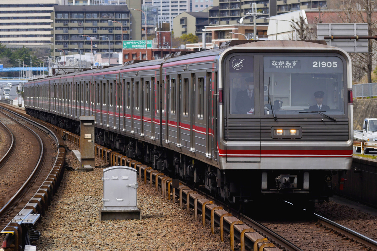 大阪市高速電気軌道 中百舌鳥検車場 21系 21605F
