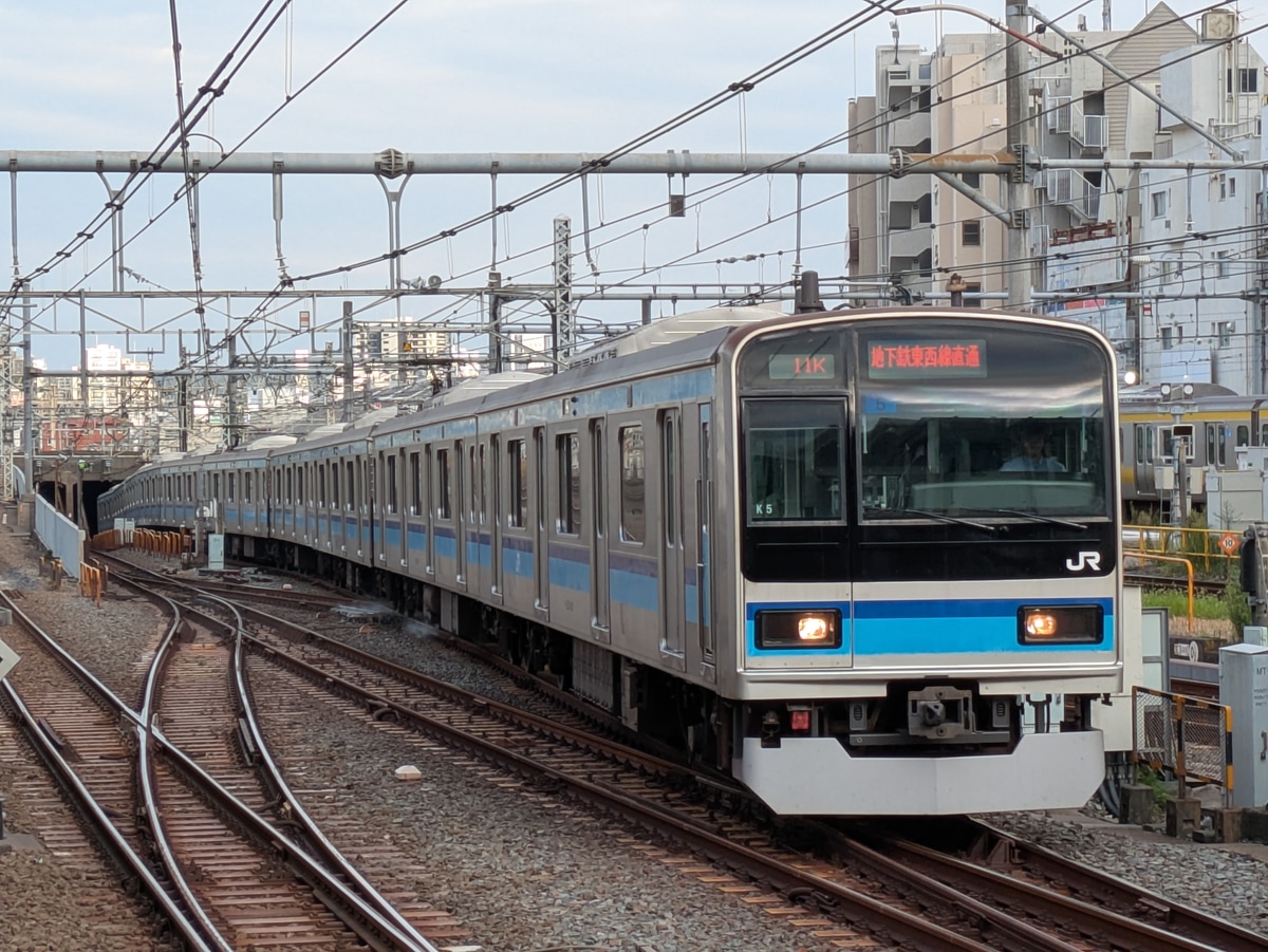 JR東日本 三鷹車両センター E231系 ミツK5編成