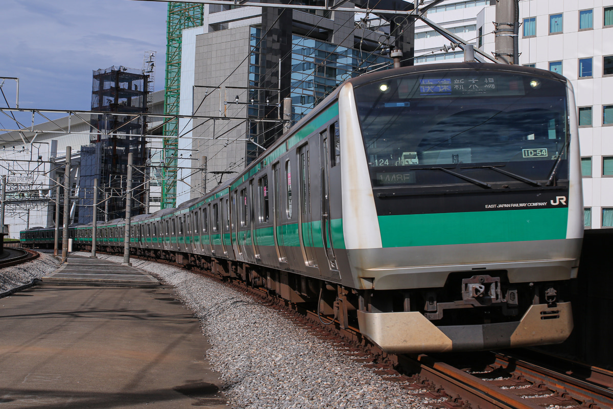 JR東日本 川越車両センター E233系7000番台 ハエ124編成